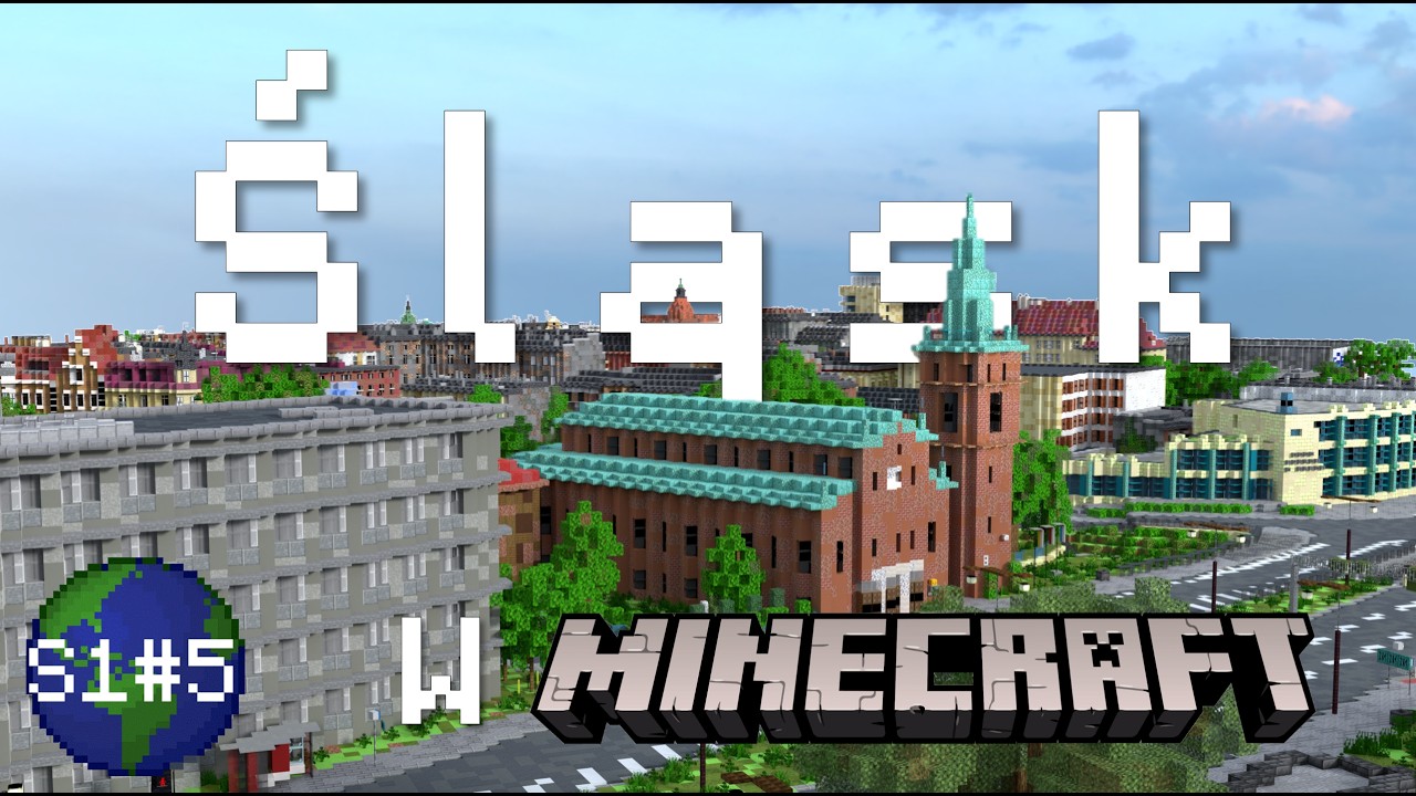 Częstochowa odtworzono w Minecraft w skali 1:1 - Build The Earth Poland