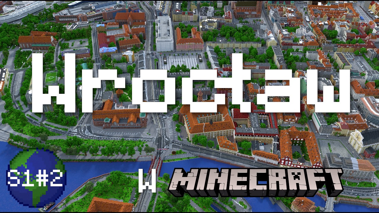 Kłodzko odtworzono w Minecraft w skali 1:1 - Build The Earth Poland