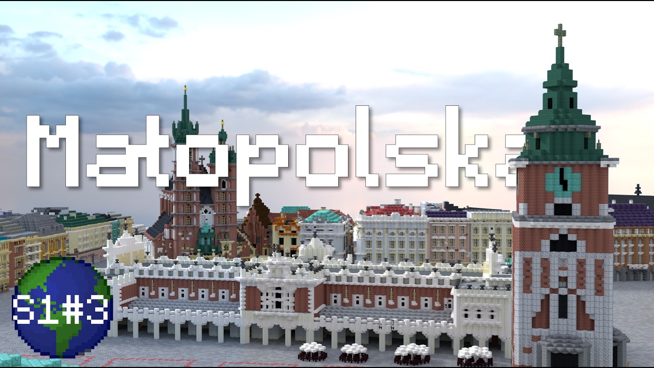 Tarnów odtworzono w Minecraft w skali 1:1 - Build The Earth Poland