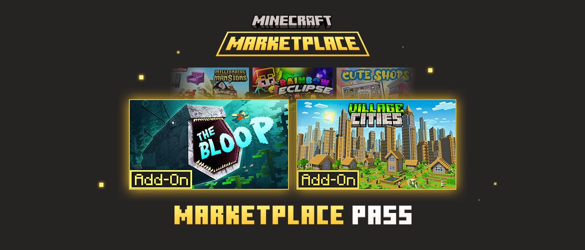 Marketplace Pass i Realms Plus: wrześniowa oferta Minecrafta