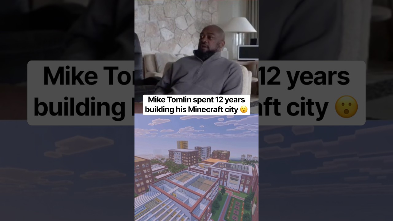 Mike Tomlin ujawnił swoje 12-letnie miasto w Minecrafcie