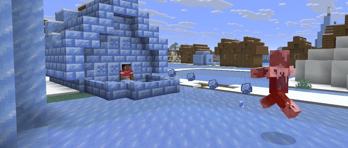 Minecraft 26.4 Snapshot 5: cegły z lodu pakowanego
