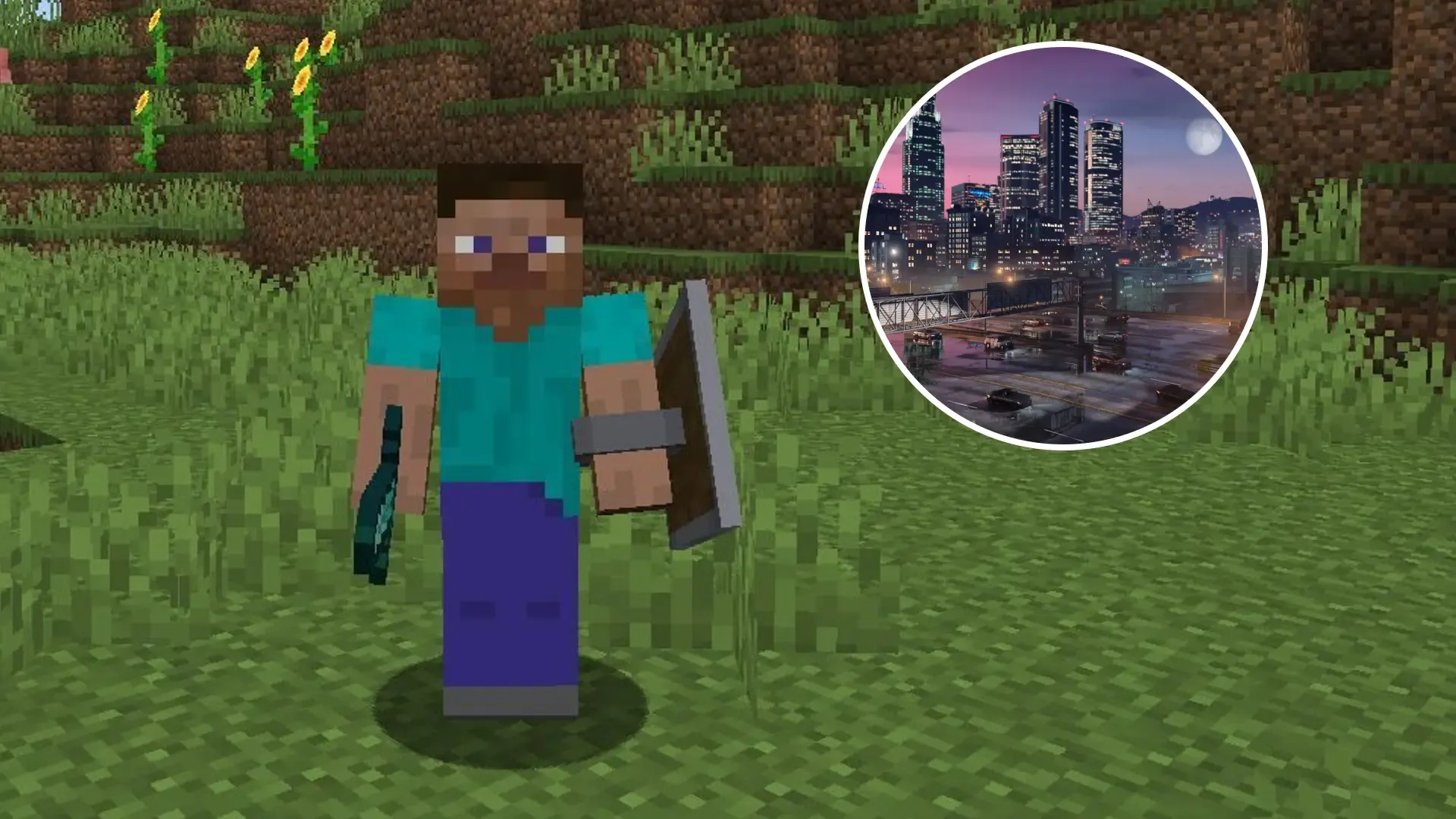 Minecraft działa natywnie w GTA V na iPhonie w 60 FPS