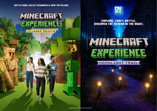 Minecraft Experience przekroczył milion odwiedzających. Nocna trasa Moonlight Trail rusza w Europie