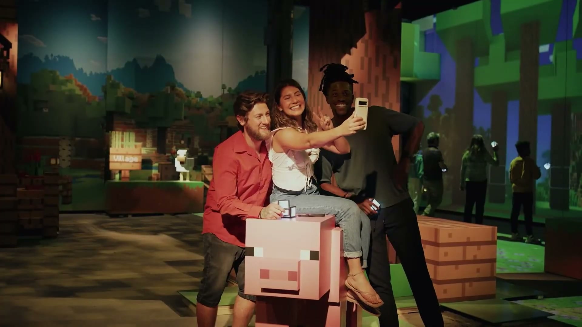 Interaktywne atrakcje w Minecraft Experience — przedsmak Minecraft World