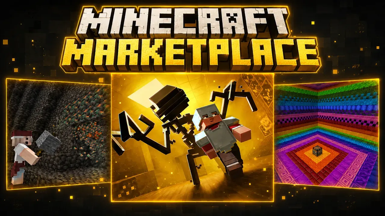 Minecraft Marketplace: horror w Backrooms i survival w kosmosie w lipcowej ofercie