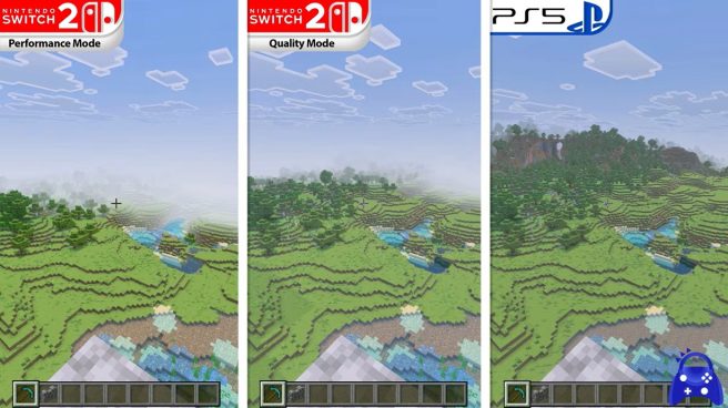 Minecraft na Switch 2: tryb Quality bliżej PS5, Performance daje 60 fps