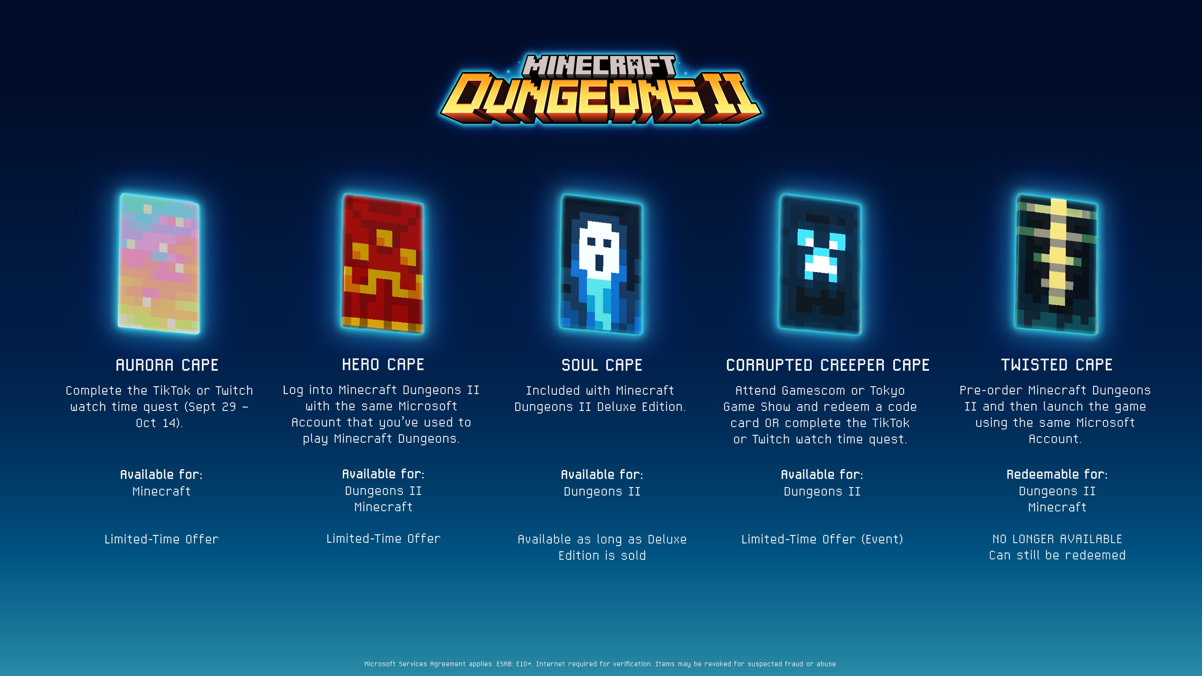 Minecraft redeem: jak odebrać pelerynę z kodu, Twitcha i TikToka