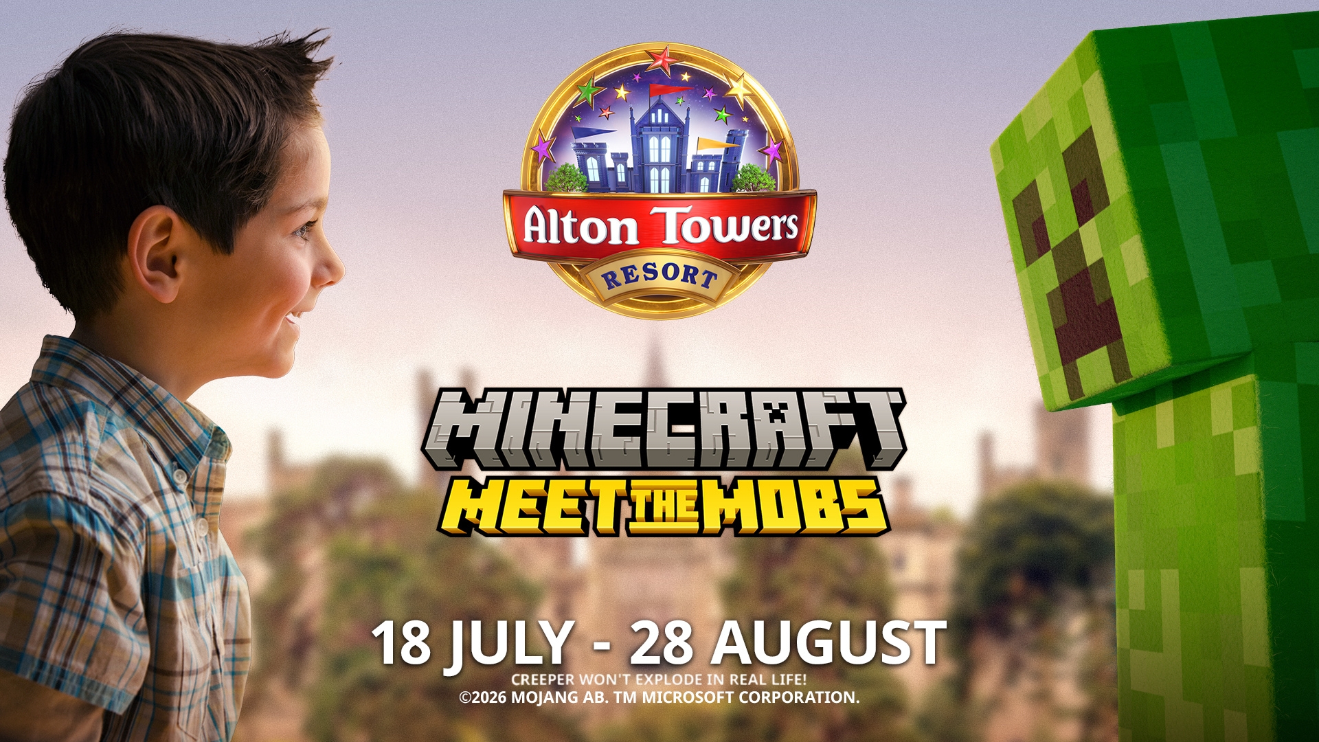 Minecraft trafia do Alton Towers. Brytyjski park rozrywki startuje z eventem Meet the Mobs