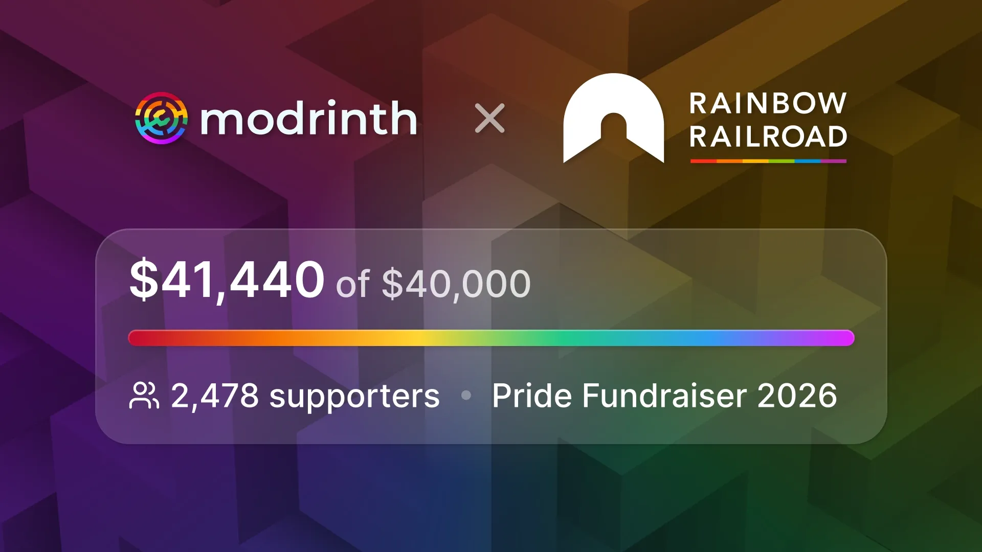 Społeczność Modrinth zebrała ponad 40 tysięcy dolarów dla Rainbow Railroad w ramach kampanii Pride