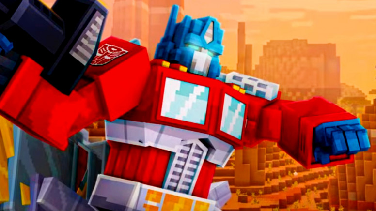 Transformers w Minecraft Marketplace: Optimus Prime kontra Megatron