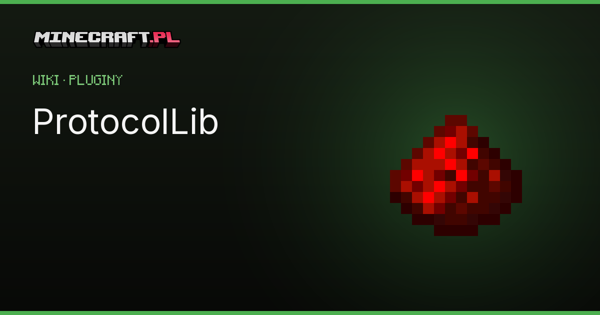 ProtocolLib - biblioteka pakietów na serwerze Minecraft