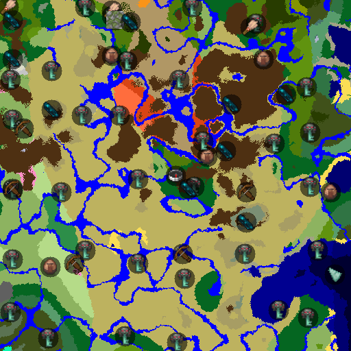 Mapa biomów seeda Minecraft 2817169686383787731 - Antyczne Miasto w naciekowej jaskini
