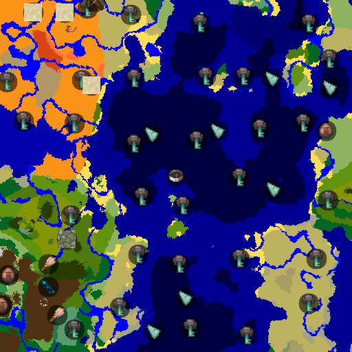 Mapa biomów seeda Minecraft 3923077579758873989 - Bezludna Wyspa - Wyzwanie Skyblock