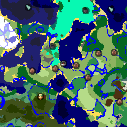 Mapa biomów seeda Minecraft -3111369940559244400 - Diamenty obok Starożytnego Miasta