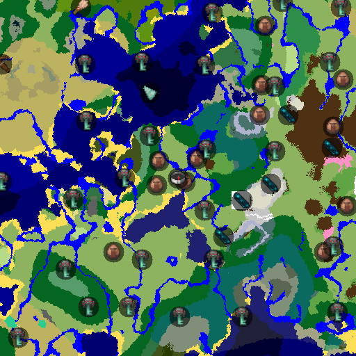 Mapa biomów seeda Minecraft 47849012232314 - God seed z czterema wioskami
