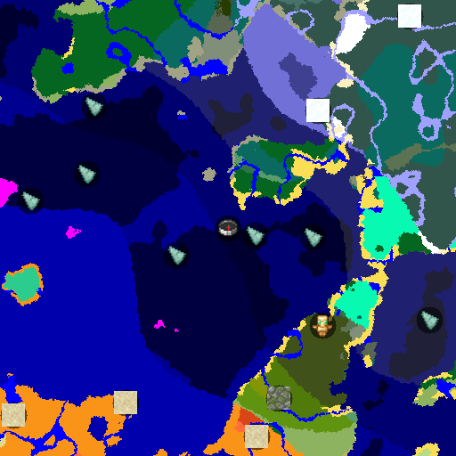 Mapa biomów seeda Minecraft 2557259 - Grzyby i namorzyny: wyspa pełna cudów