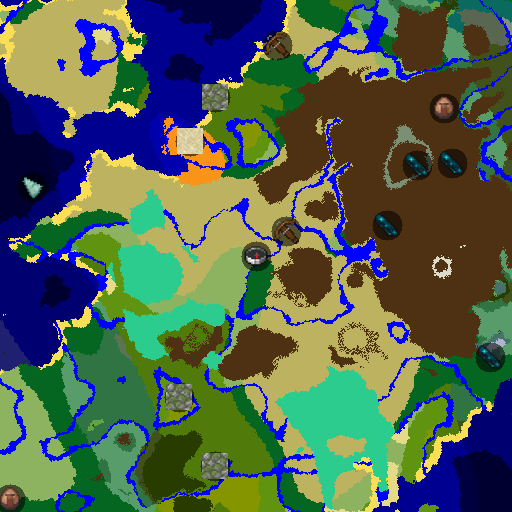 Mapa biomów seeda Minecraft -56856735739903548 - Jezioro w namorzynach