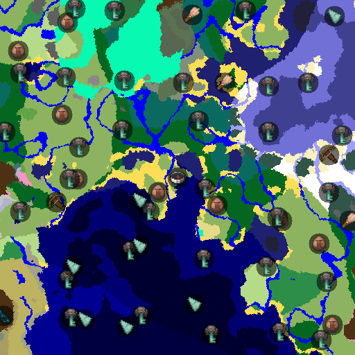Mapa biomów seeda Minecraft 9232 - Krótki Seed Speedrunera