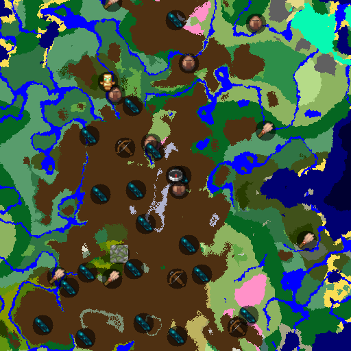 Mapa biomów seeda Minecraft 65434353559200 - Kwitnący gaj z Pradawnym Miastem pod stopami