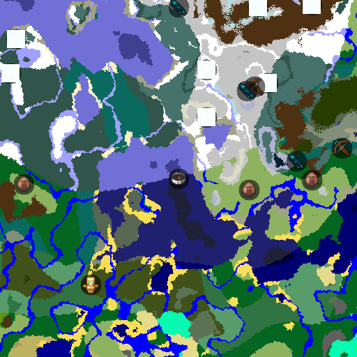 Mapa biomów seeda Minecraft -8687393869649825644 - Miasto w Bujnej Jaskini