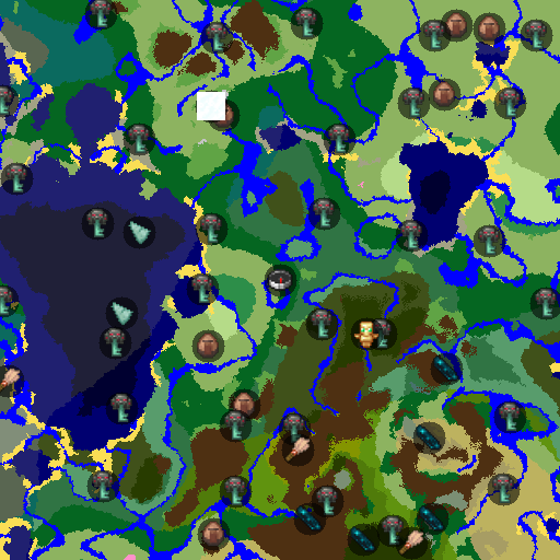 Mapa biomów seeda Minecraft -2609583231014770173 - Ogrody wokół leśnej rezydencji