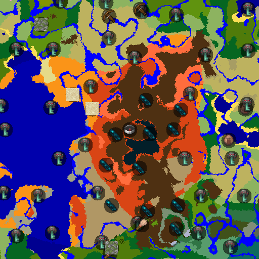 Mapa biomów seeda Minecraft 25259585 - Paszcza Bestii - kolosalne mesy i jaskinia naciekowa