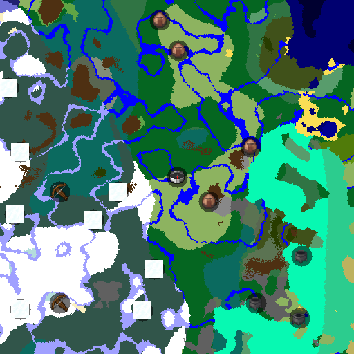 Mapa biomów seeda Minecraft -8118835637104252212 - Podwójne bagno: zwykłe i namorzynowe