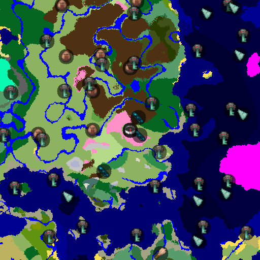 Mapa biomów seeda Minecraft 29151576 - Posterunek na wyciągnięcie ręki