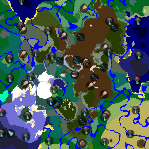 Mapa biomów seeda Minecraft 1226820924396278711 - Posterunek nad jaskinią naciekową