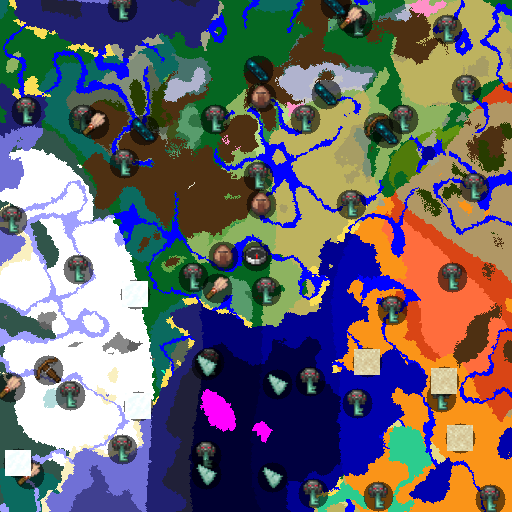 Mapa biomów seeda Minecraft 4172621082 - (Prawie) każdy biom przy spawnie