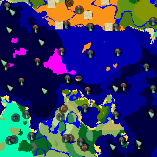 Mapa biomów seeda Minecraft 3626865858344280187 - Przybrzeżne grzyby z rafą