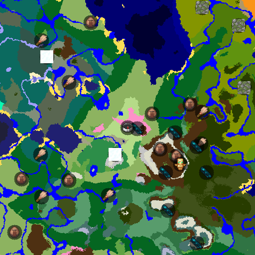 Mapa biomów seeda Minecraft -3537697520305815161 - Rezydencja nad Łąką