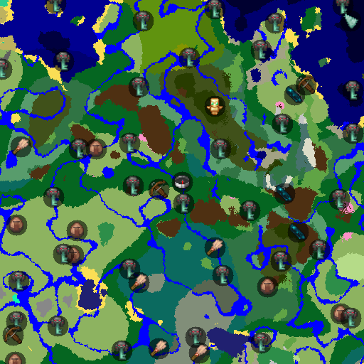 Mapa biomów seeda Minecraft 5155052347488845348 - Rezydencja w wąwozie bladego ogrodu