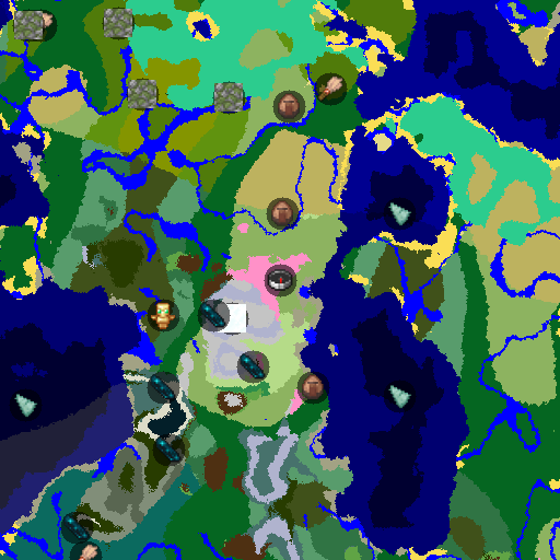 Mapa biomów seeda Minecraft -1743022870505021258 - Śnieżne wiśniowe góry