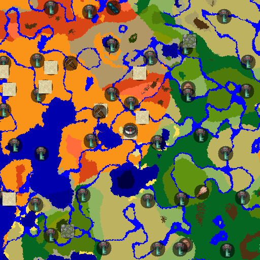 Mapa biomów seeda Minecraft 47179726794 - Spawn w wiosce u stóp świątyni