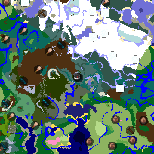 Mapa biomów seeda Minecraft 2851726316935960465 - Szczelina prowadząca wprost do Antycznego Miasta