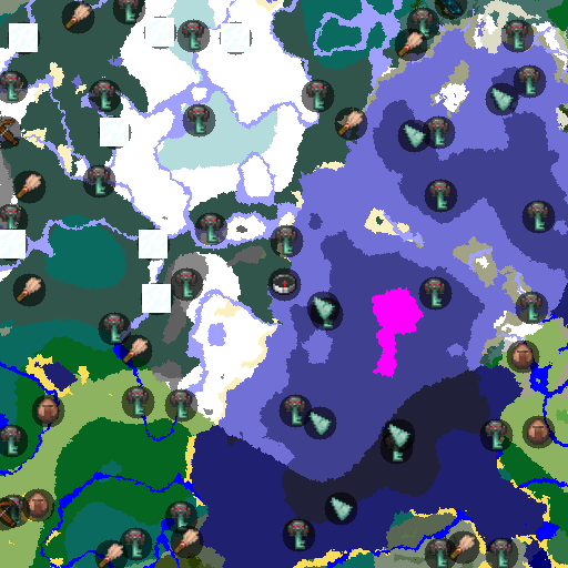 Mapa biomów seeda Minecraft 1501813564714336673 - Trzy połączone grzybowe wyspy