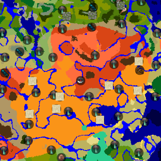 Mapa biomów seeda Minecraft 16613889172 - Ukryta świątynia w sercu pustkowi