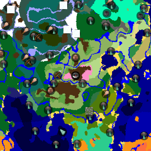Mapa biomów seeda Minecraft 4167799982467607063 - Wioska Pełna Zwierząt na Start