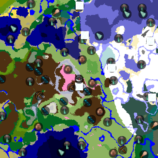 Mapa biomów seeda Minecraft 1063292311013011513 - Wiśniowe Imperium - Największy Gaj