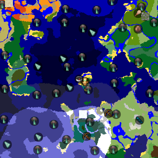 Mapa biomów seeda Minecraft -3420545464665791887 - Wyspa, która ma wszystko