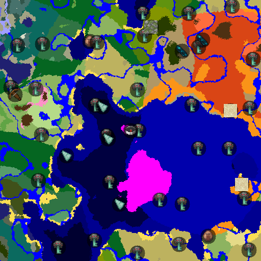 Mapa biomów seeda Minecraft 3903589 - Z dżungli na grzybową wyspę