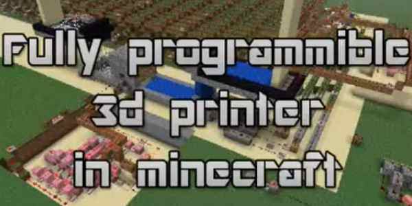 Drukarka 3D Minecraft